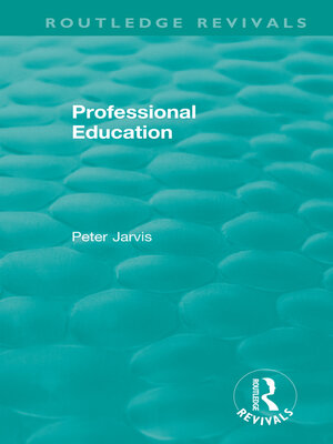 cover image of Professional Education (1983)